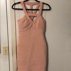 Light Pink bandage dress